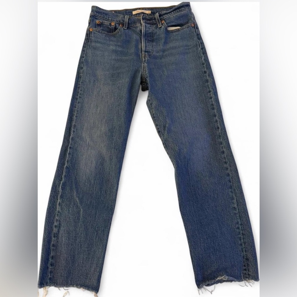 Levi's Women's Dark Blue Straight-Leg Jeans